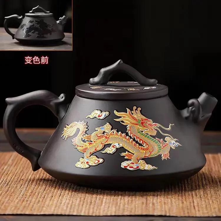 Gliniany czajniczek Zisha Xishi do herbaty Kung Fu Fioletowy/фиолетовый