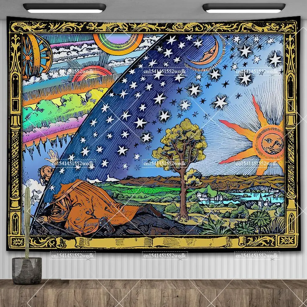 Gobelin ścienny Flammarion - dekoracja w stylu tarota Mięso