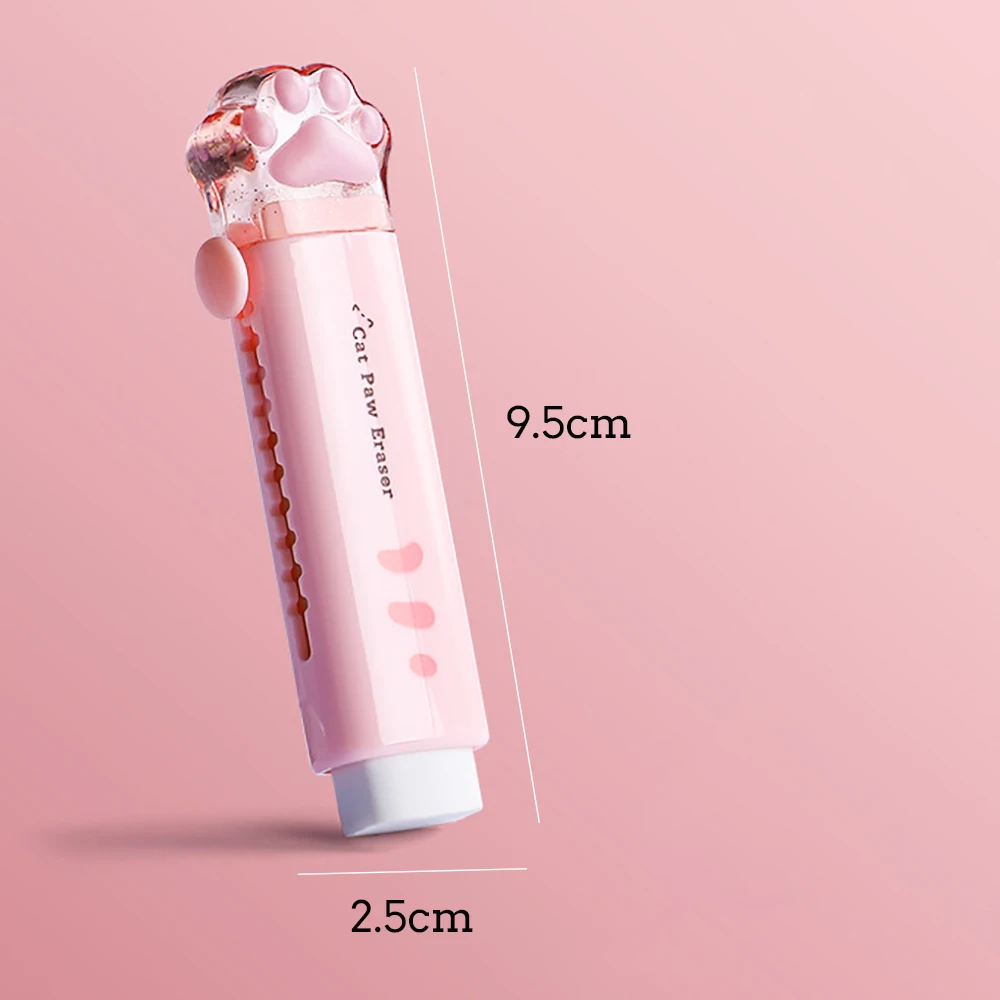 Gumka do ścierania kocia łapka push-pull Zielony