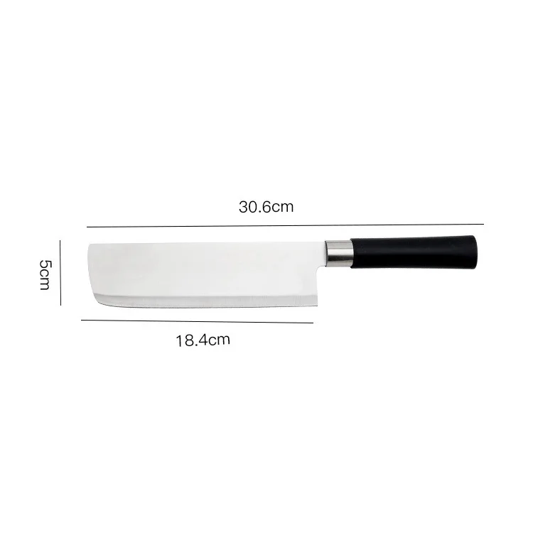 Japoński nóż kuchenny ze stali nierdzewnej Santoku Nakiri Little cleaver