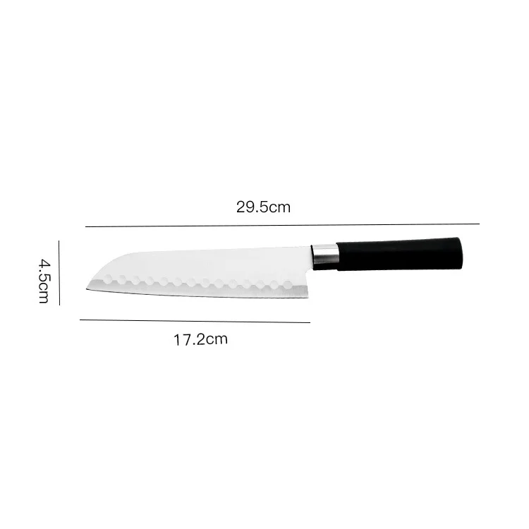 Japoński nóż kuchenny ze stali nierdzewnej Santoku Nakiri Santoku knife