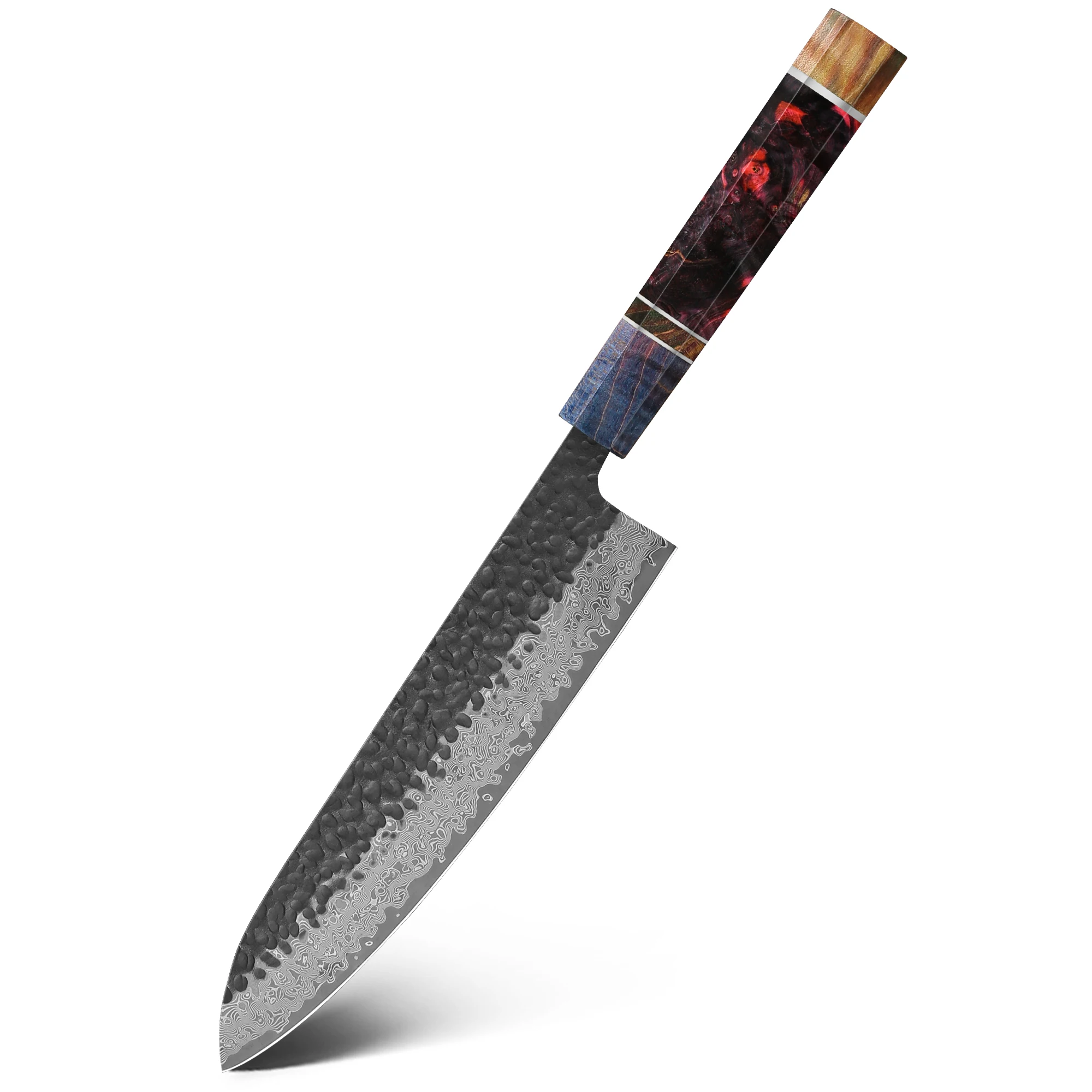 Japoński nóż szefa kuchni ze stali damasceńskiej 67 warstw Chef knife