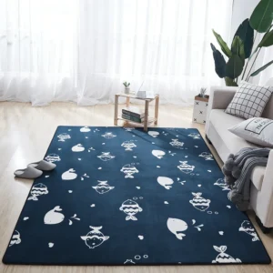 Jednokolorowy krótki pluszowy dywan do salonu 200×300 cm Kolor