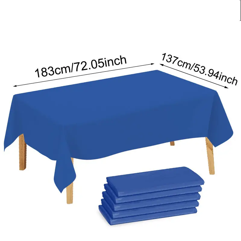 Jednorazowy obrus 137x183 cm – na urodziny i imprezy Jasnoszary