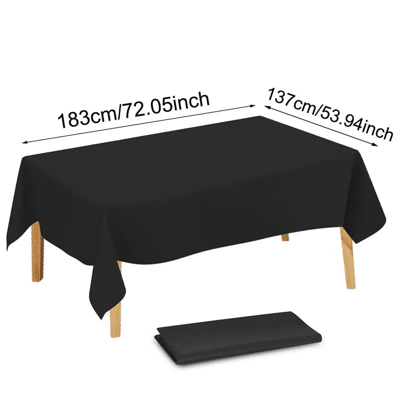 Jednorazowy obrus 137x183 cm – na urodziny i imprezy żółty