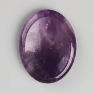 Kamień do masażu dłoni - naturalny minerał worry stone Jasnoszary