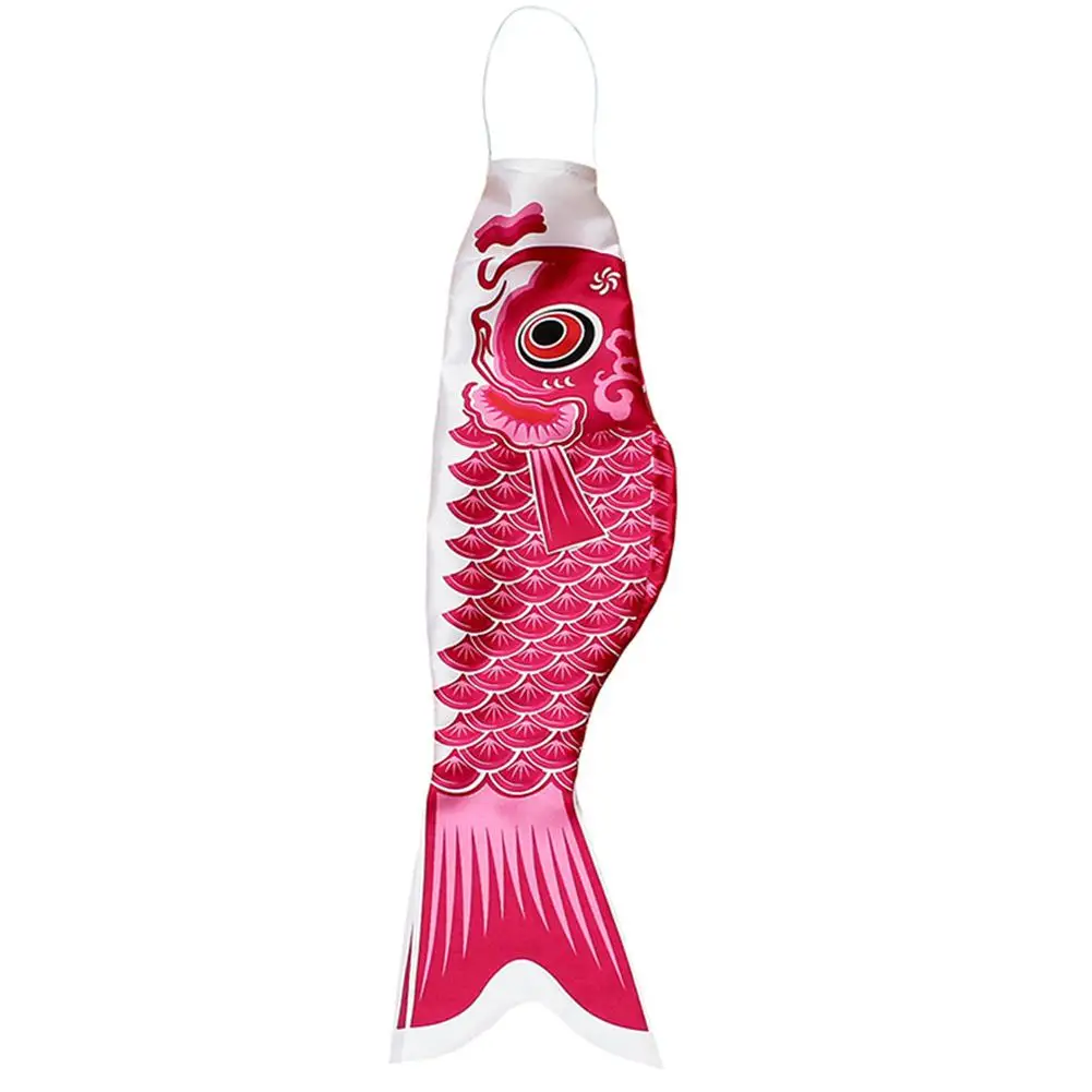 Karp koinobori wiatrowskaz w kształcie ryby Biały