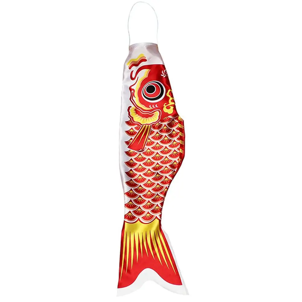 Karp koinobori wiatrowskaz w kształcie ryby Czerwony