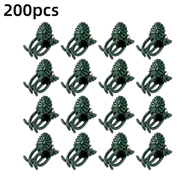Klipsy do podwiązywania roślin, 100/200 szt. Złoto
