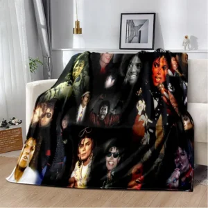Koc flanelowy z nadrukiem HD w stylu retro Flannel blanket 20