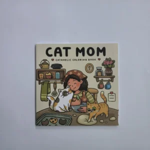 Kolorowanka dla dorosłych Cat Mom z kotami Wielo