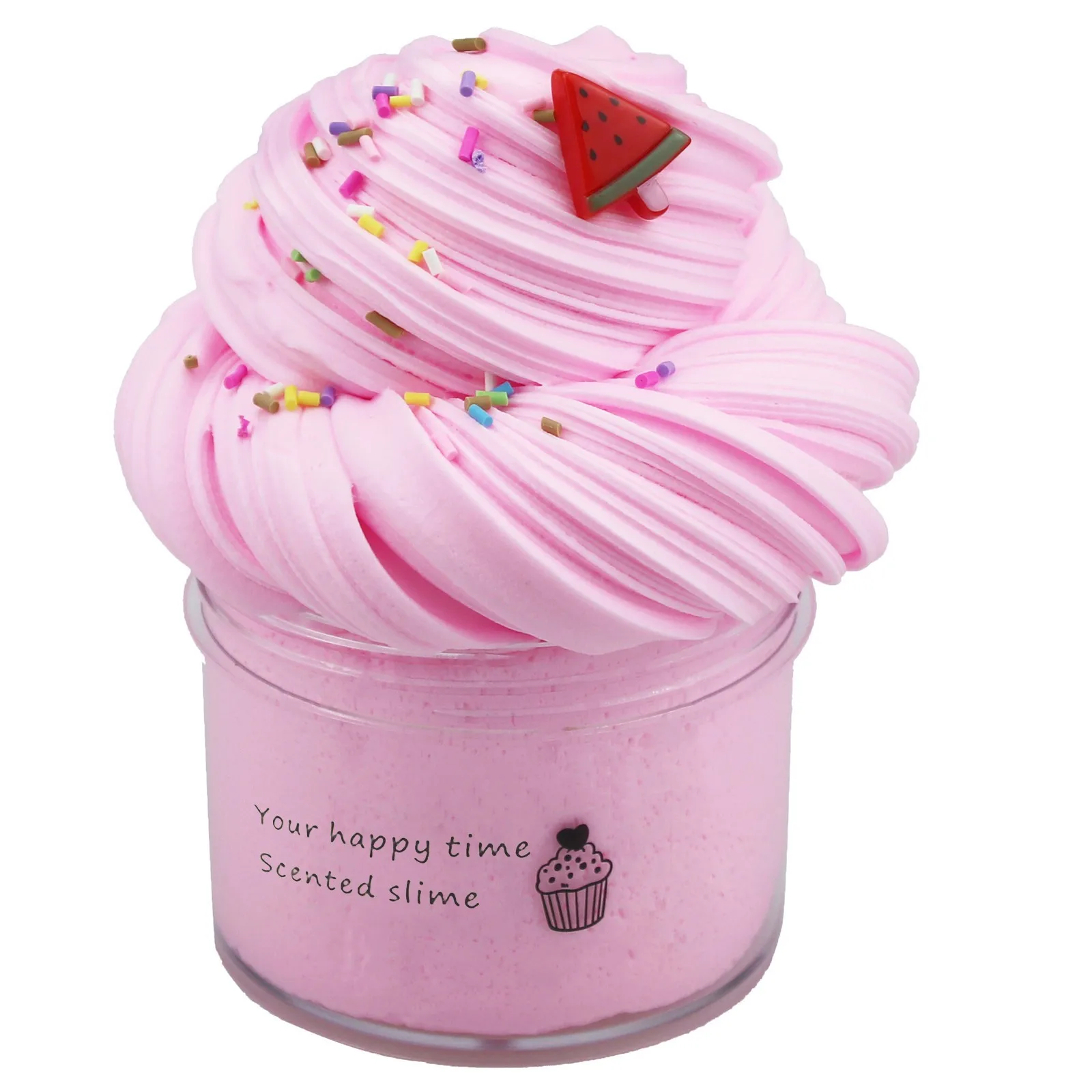 Krystaliczny slime 70 ml - zabawka antystresowa Różowy
