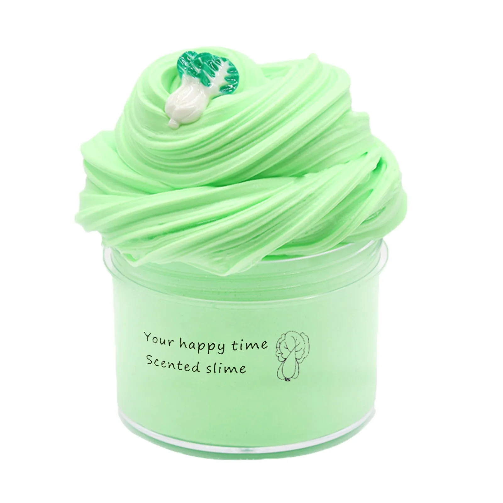 Krystaliczny slime 70 ml - zabawka antystresowa Zielony