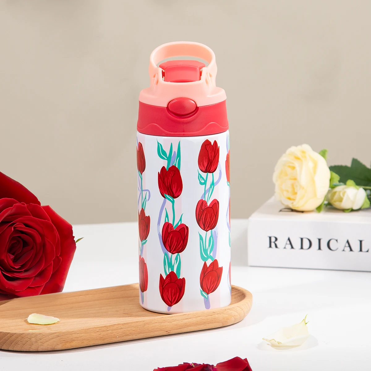 Kubek termiczny 350 ml ze stali z motywem zwierzęcym Wielo