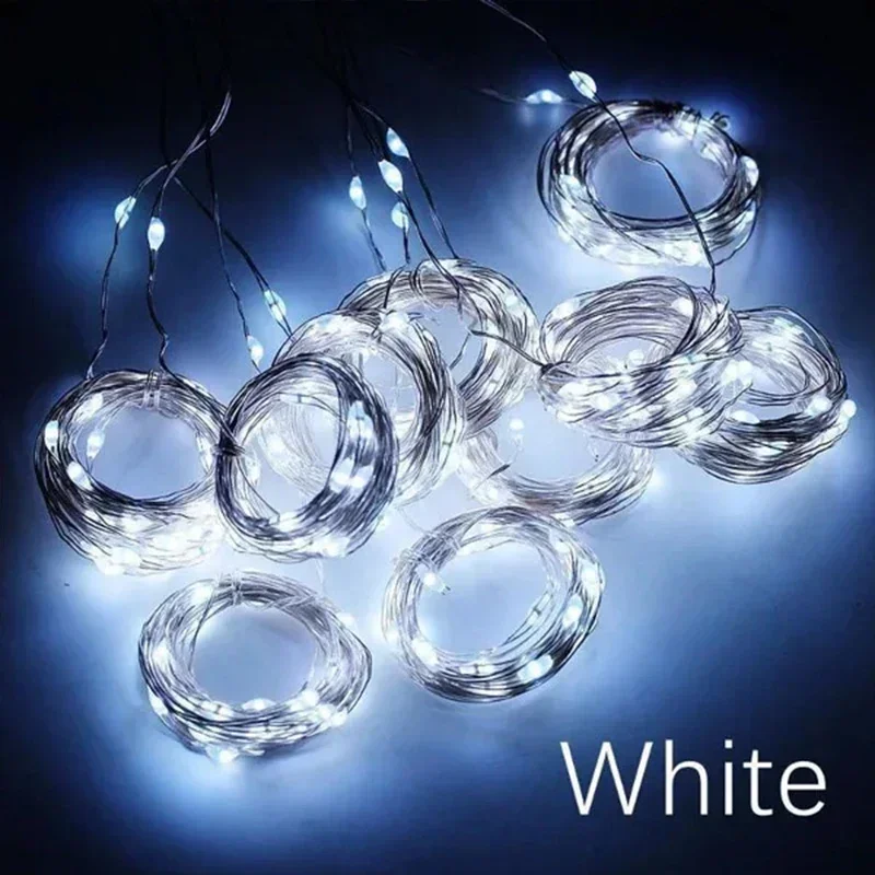 Kurtyna świetlna LED USB z 8 trybami świecenia Biały