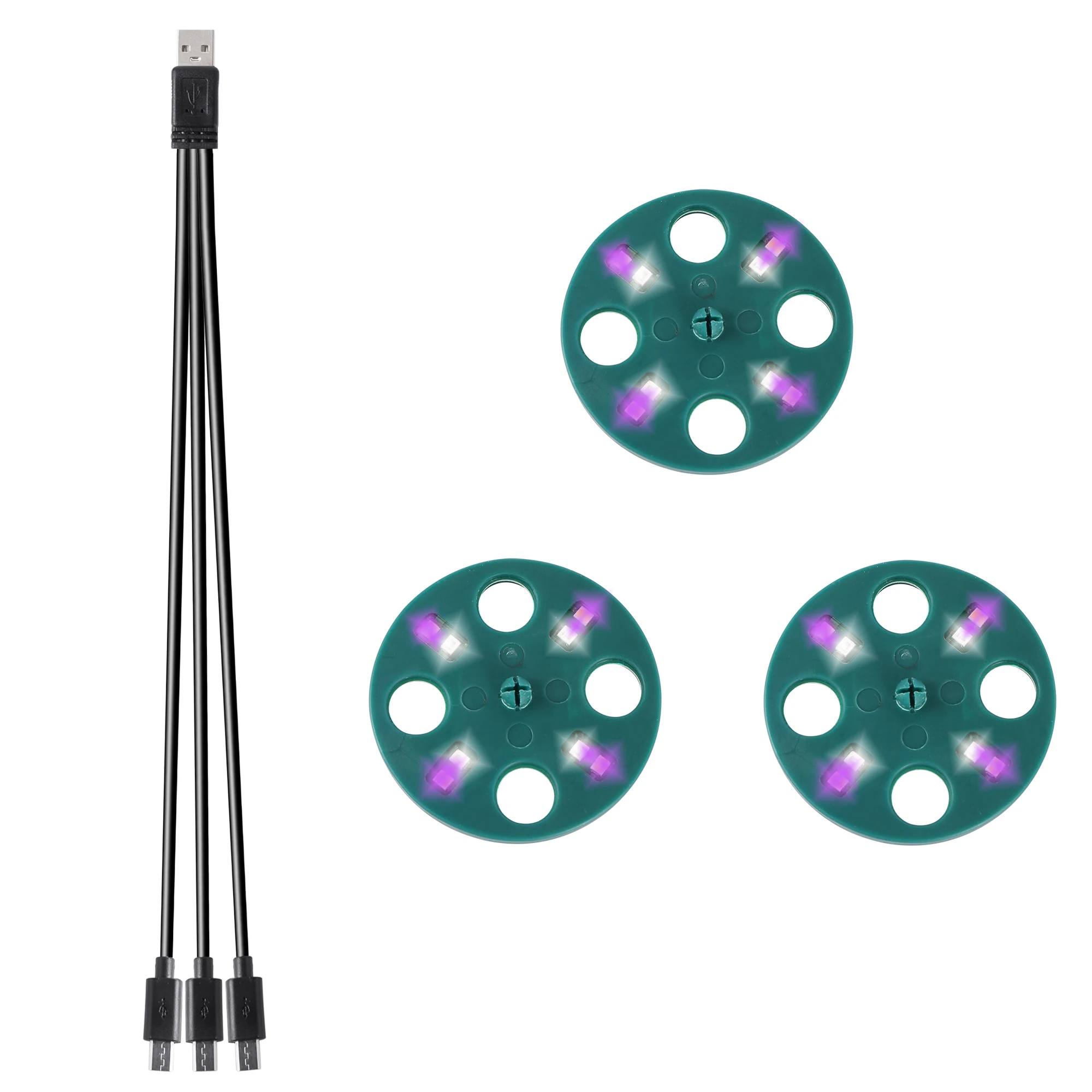 Lampa LED do wzrostu roślin — świetlówka dla sadzonek i kwiatów Czerwony
