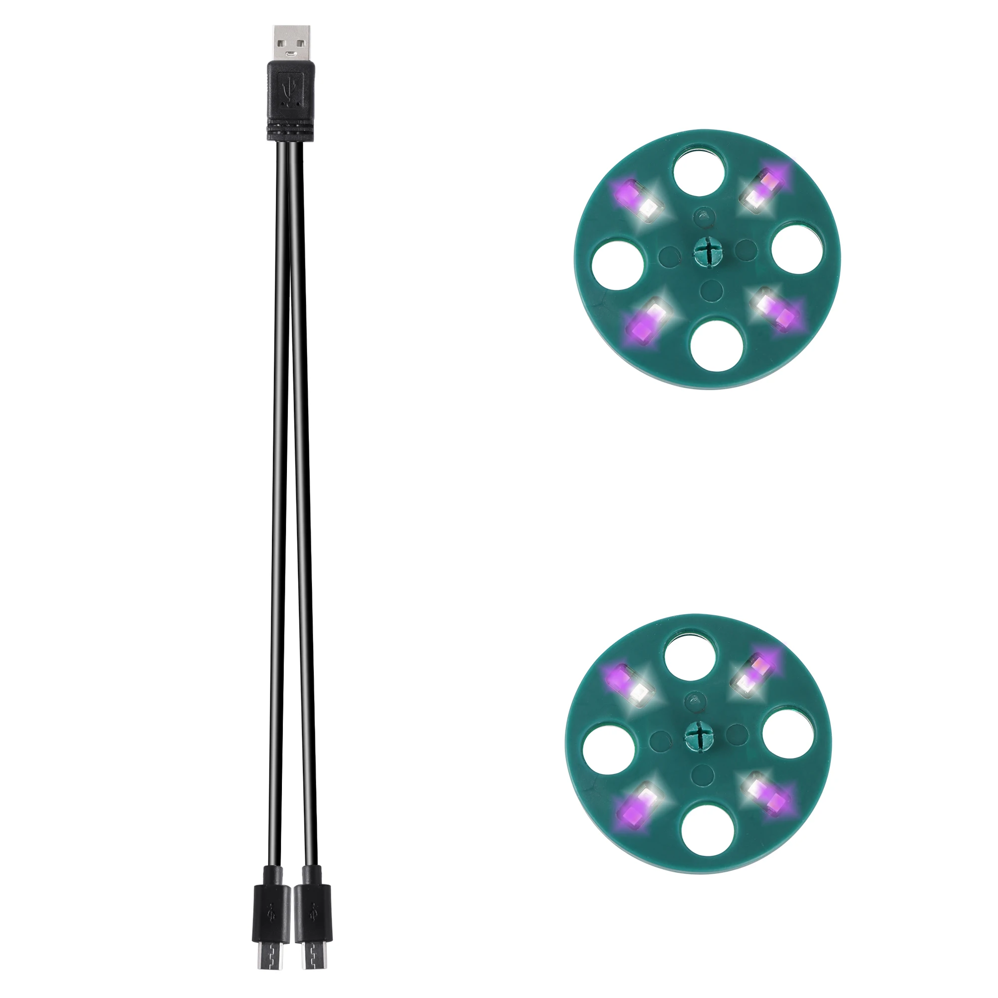 Lampa LED do wzrostu roślin — świetlówka dla sadzonek i kwiatów żółty