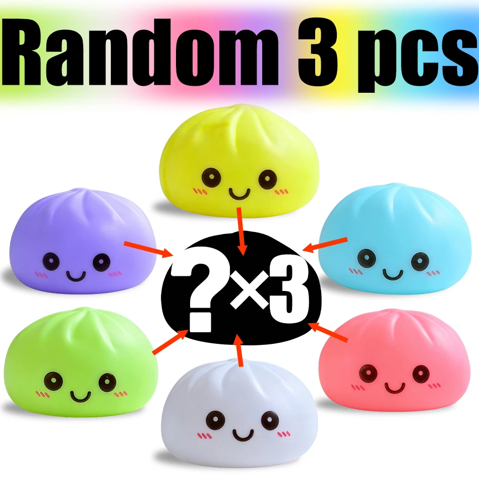 Lampka nocna w kształcie pierogów LED — kawaii dekoracja biurka Jezioro błękitne