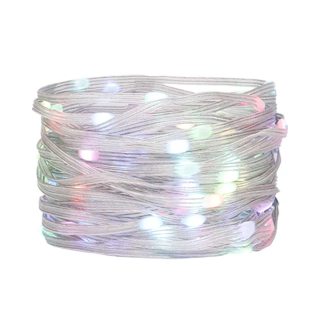 Adresowalne lampki LED WS2812B RGB na druciku miedzianym Ciemny niebieski