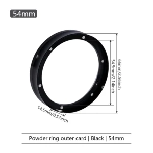 Aluminiowy lejek dozujący do espresso 51/54/58 mm z magnesami Błękitny
