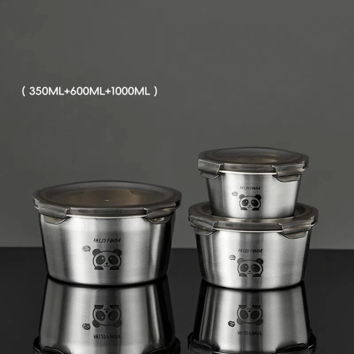 Lunchbox ze stali nierdzewnej szczelny z pokrywką Mix