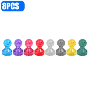 Stożkowe magnesy neodymowe push-pin do whiteboard i lodówki Biały