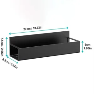 Magnetyczna półka na lodówkę na przyprawy z haczykami Small