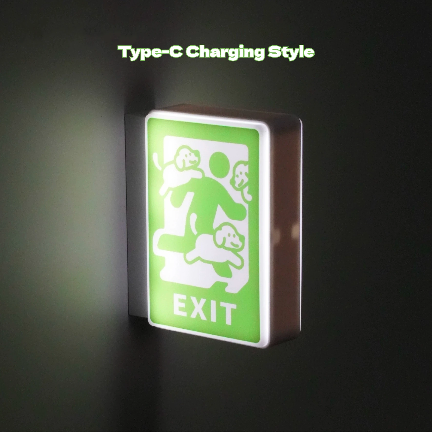 Magnetyczne lampki na lodówkę z kotkiem — świecący lightbox żółty