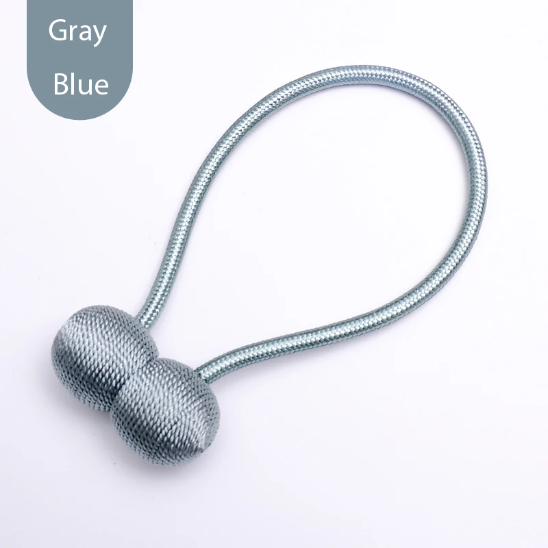 Magnetyczne wiązadła do zasłon z perełkami Biały