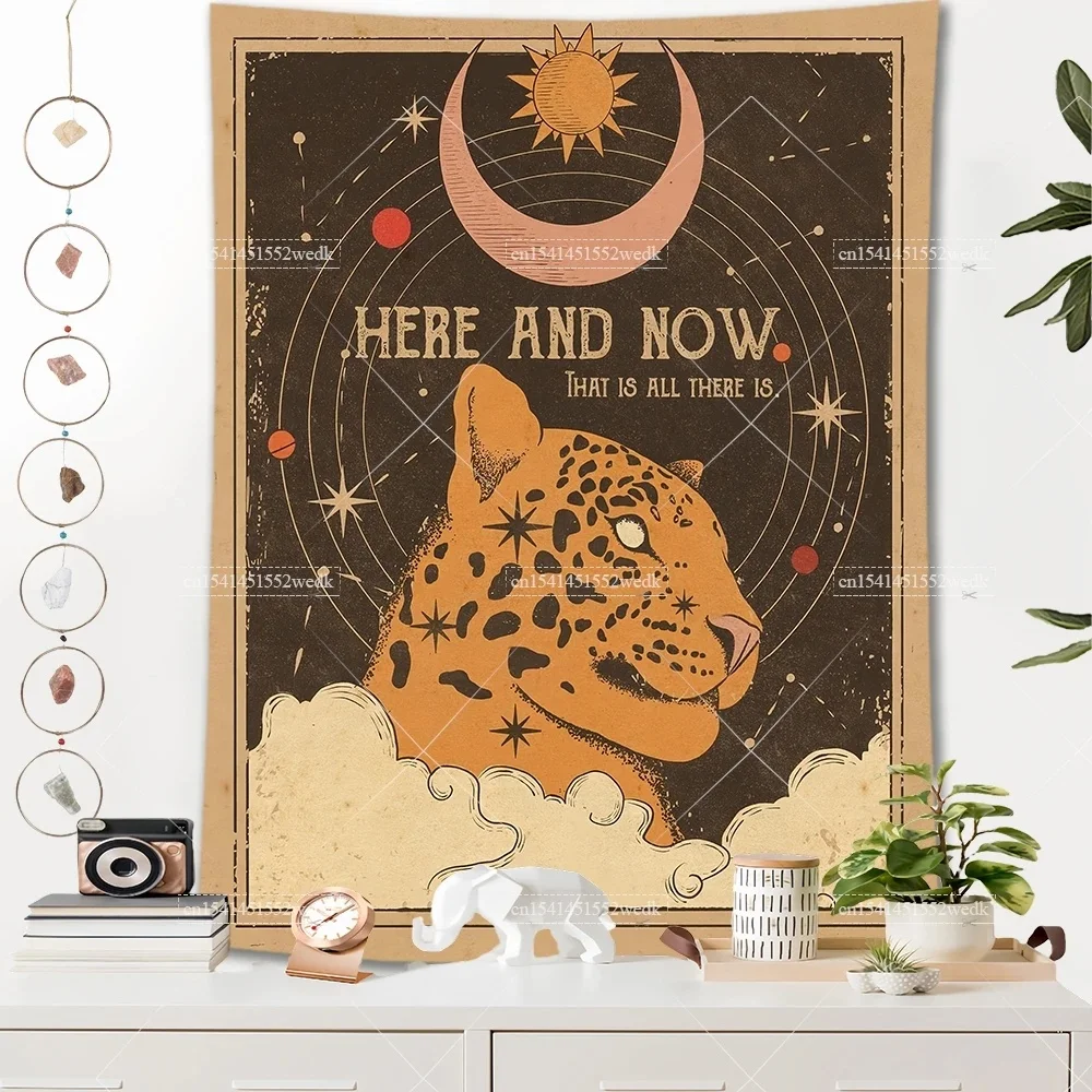 Makata boho na ścianę – tarot, dekoracja w stylu hippie Czekolada