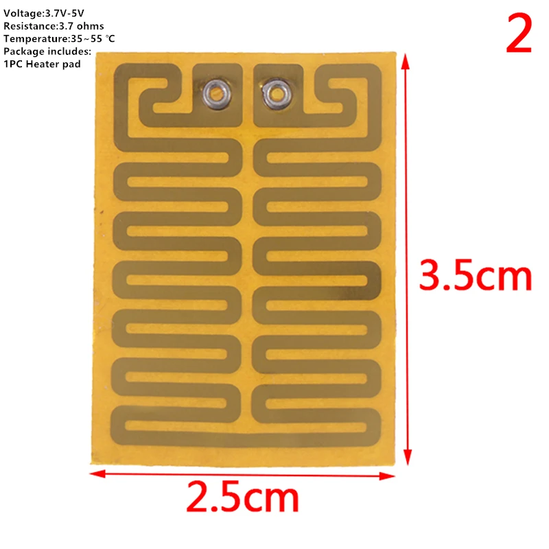 Mata grzewcza z włókna węglowego 30x30 cm USB Brązowy