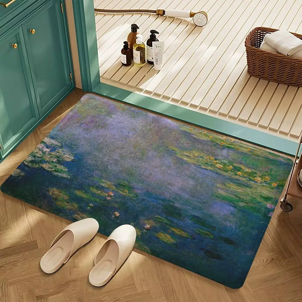Mata łazienkowa antypoślizgowa Gwiaździsta noc Van Gogh Z9