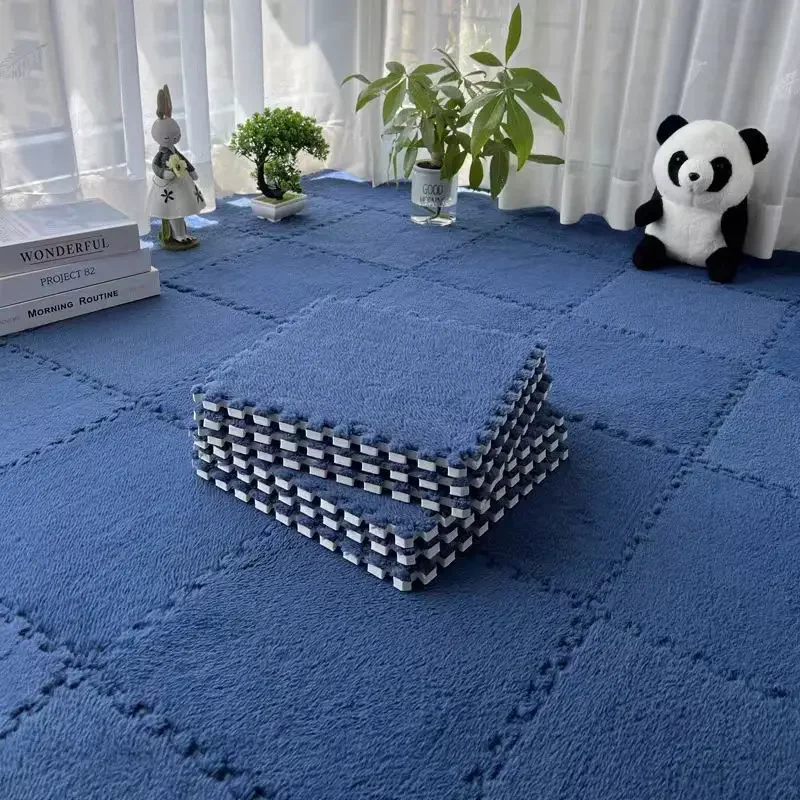 Mata piankowa puzzle 30x30 cm – ciepła mata do zabawy Jasnozielony