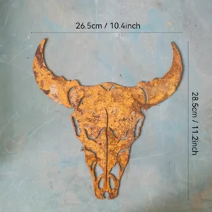 Metalowa figurka ptaka, rustykalna ozdoba ogrodowa Armijna zieleń