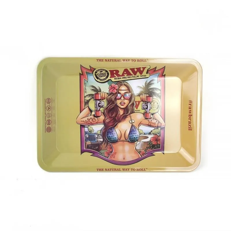 Metalowa tacka ozdobna na biurko organizer na drobiazgi Fioletowy/фиолетовый