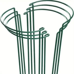 Metalowe podpórki do roślin, półokrągłe, 6 sztuk Cmx6pcs