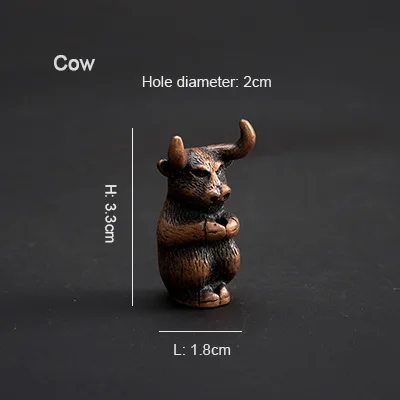 Metalowy stojak na kadzidełka ze znakami zodiaku — podstawka aluminiowa mini Pomarańczowy