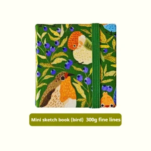 Mini album akwarelowy Potentate 100% bawełna 300g, 20 arkuszy Biały
