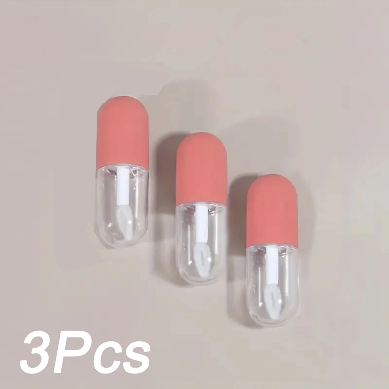 Mini buteleczki na błyszczyk i podkład, zestaw podróżny 3Pcs