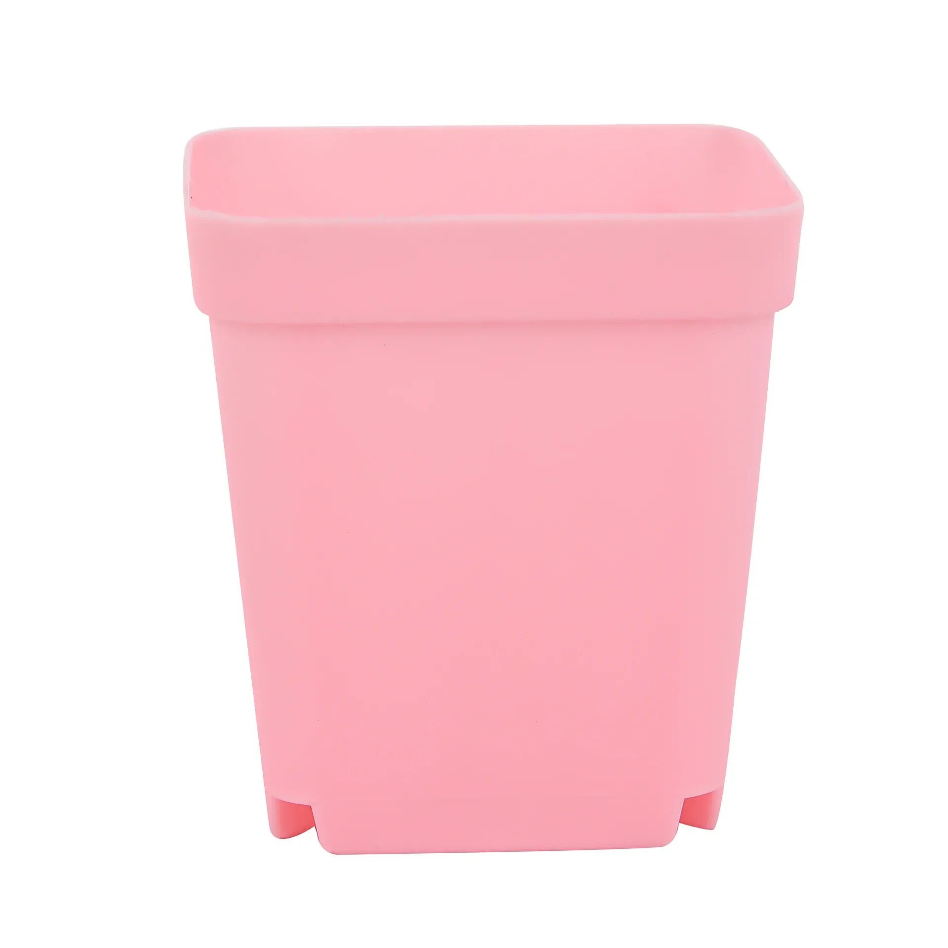 Mini doniczki kwadratowe plastikowe 10 sztuk do sukulentów i sadzonek Czerwony
