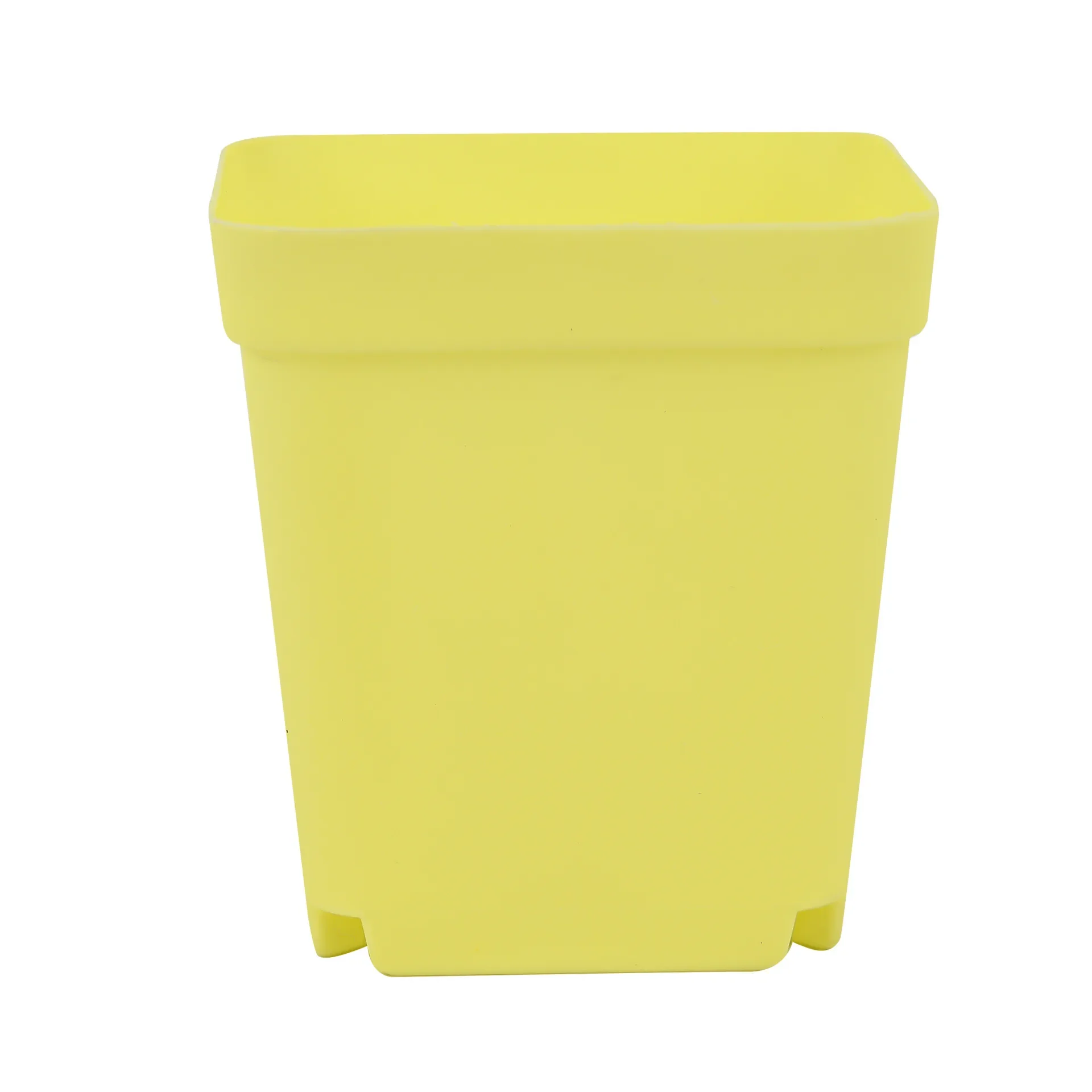 Mini doniczki kwadratowe plastikowe 10 sztuk do sukulentów i sadzonek Zielony