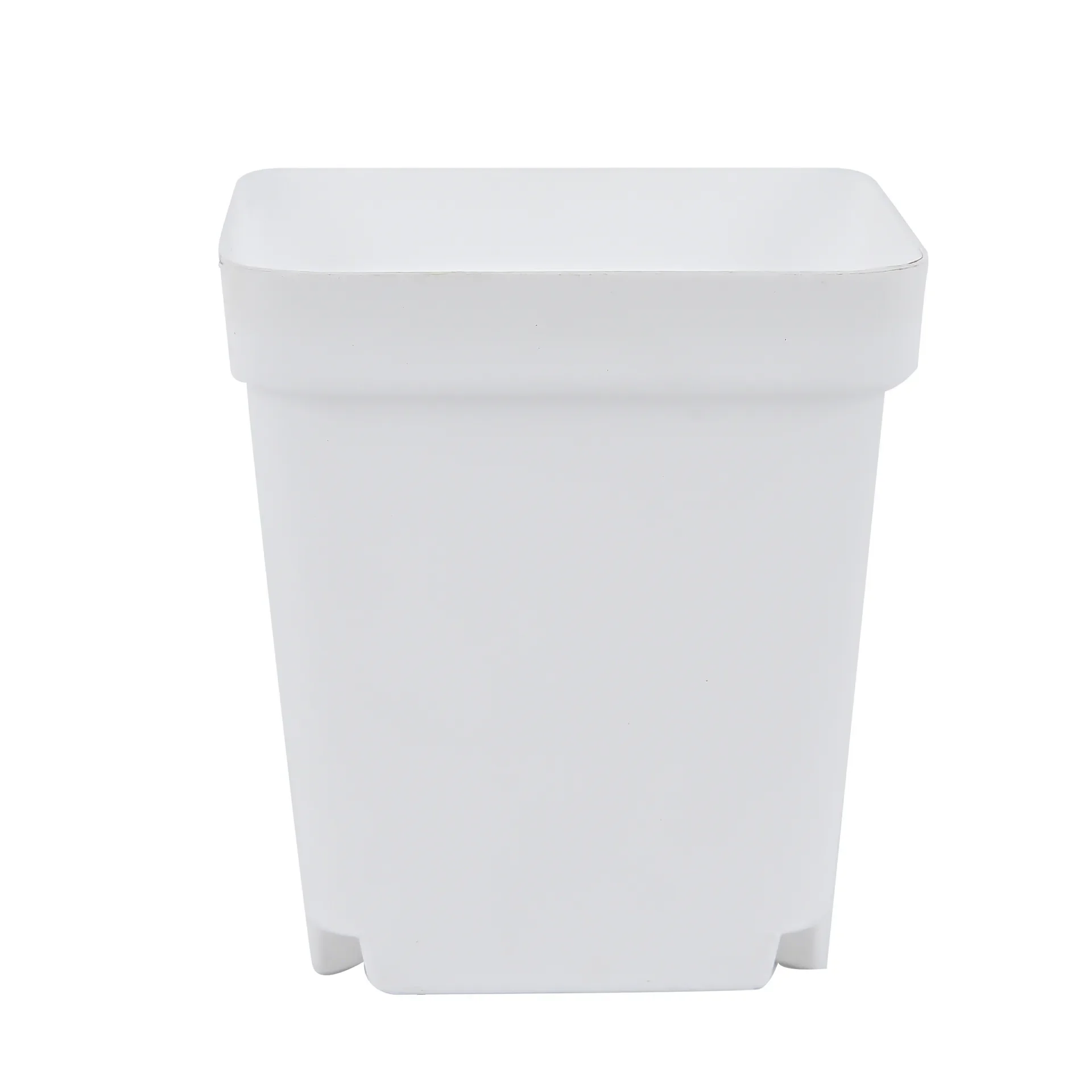 Mini doniczki kwadratowe plastikowe 10 sztuk do sukulentów i sadzonek żółty