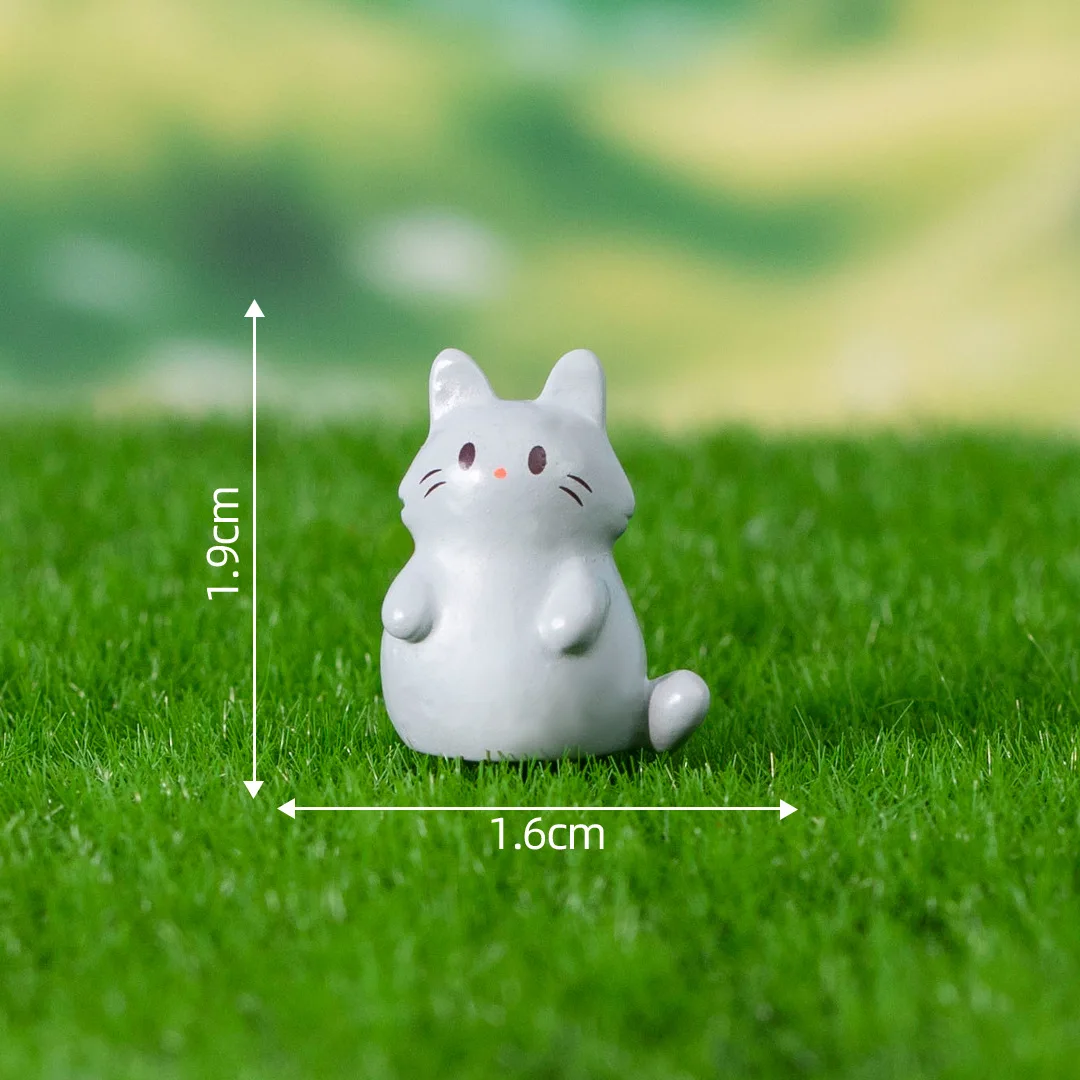Mini figurki zwierząt – ozdoby do ogrodu i miniaturowych pejzaży Armijna zieleń