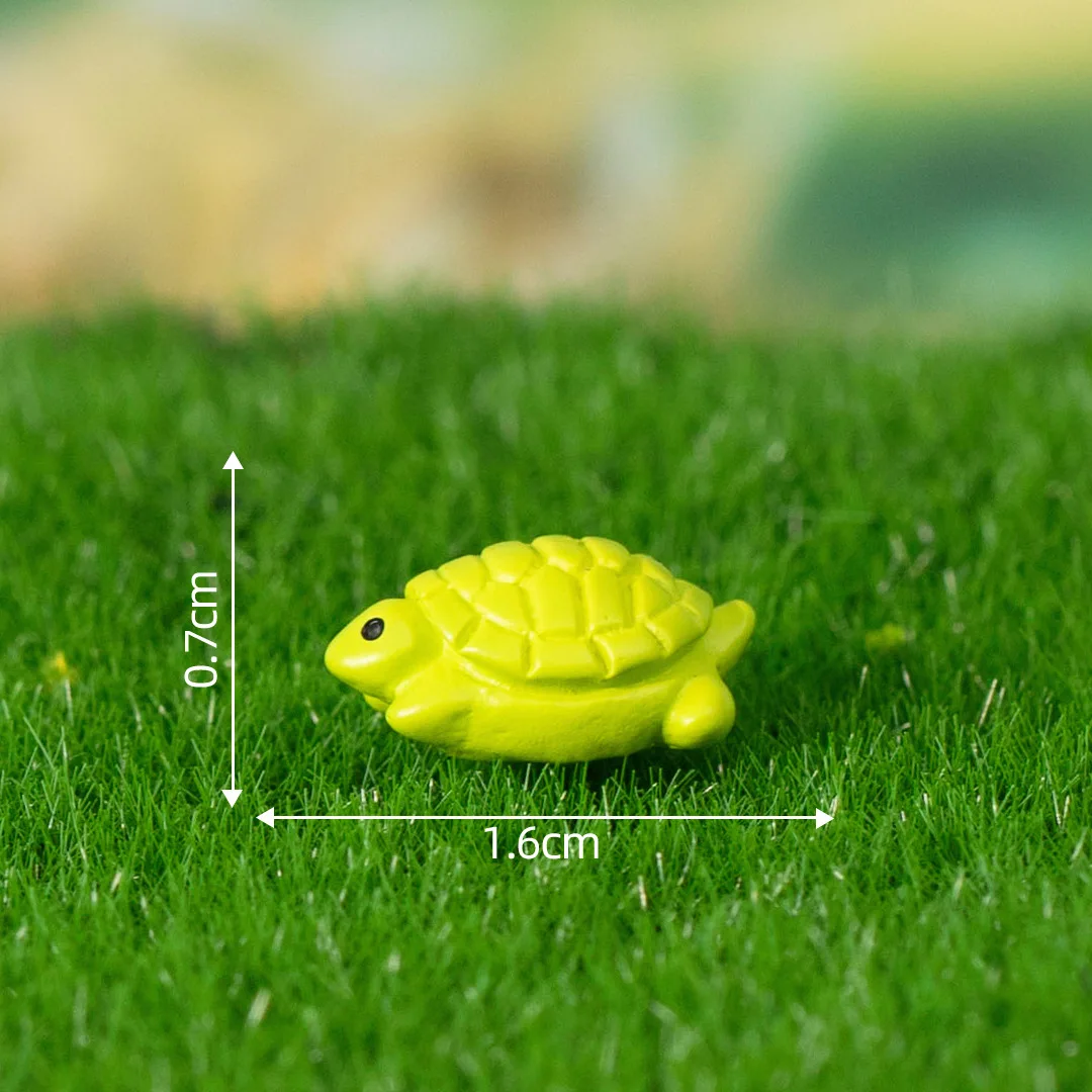Mini figurki zwierząt – ozdoby do ogrodu i miniaturowych pejzaży Brązowy