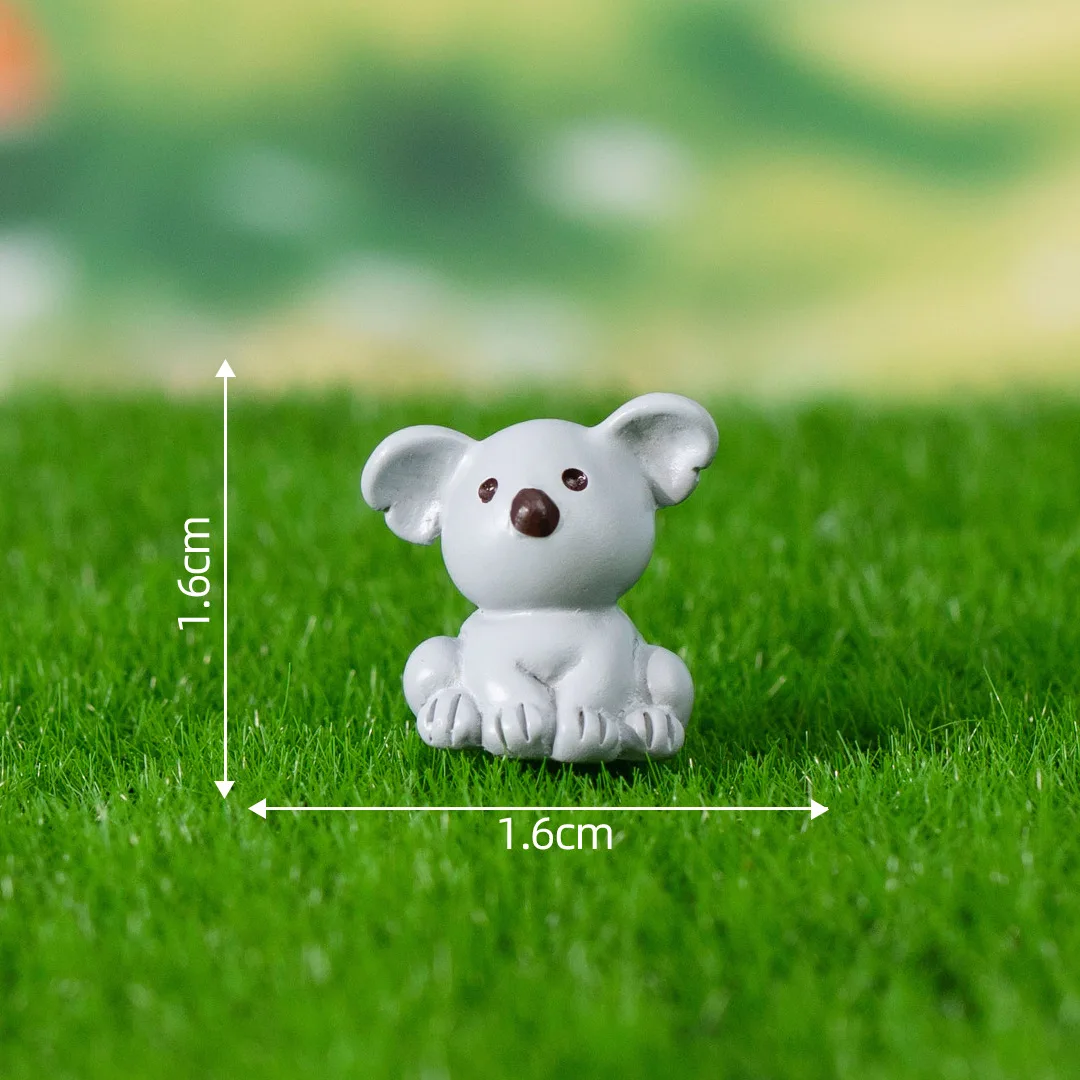 Mini figurki zwierząt – ozdoby do ogrodu i miniaturowych pejzaży Fioletowy/фиолетовый