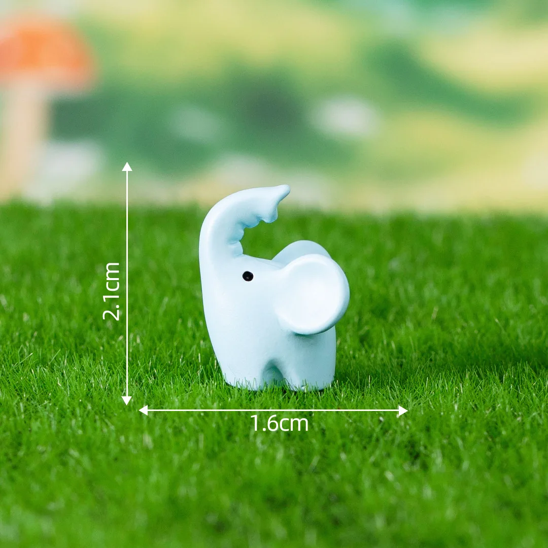 Mini figurki zwierząt – ozdoby do ogrodu i miniaturowych pejzaży śliwka