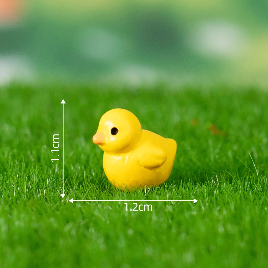 Mini figurki zwierząt – ozdoby do ogrodu i miniaturowych pejzaży Złoto