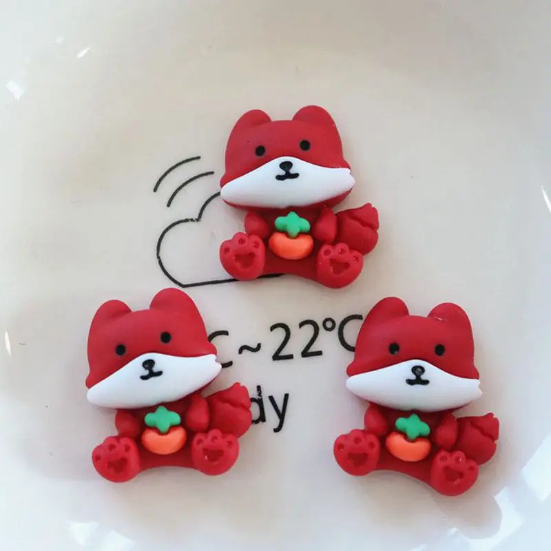 Mini figurki z żywicy – królik, miś, kot i jeleń, 10 sztuk Khaki