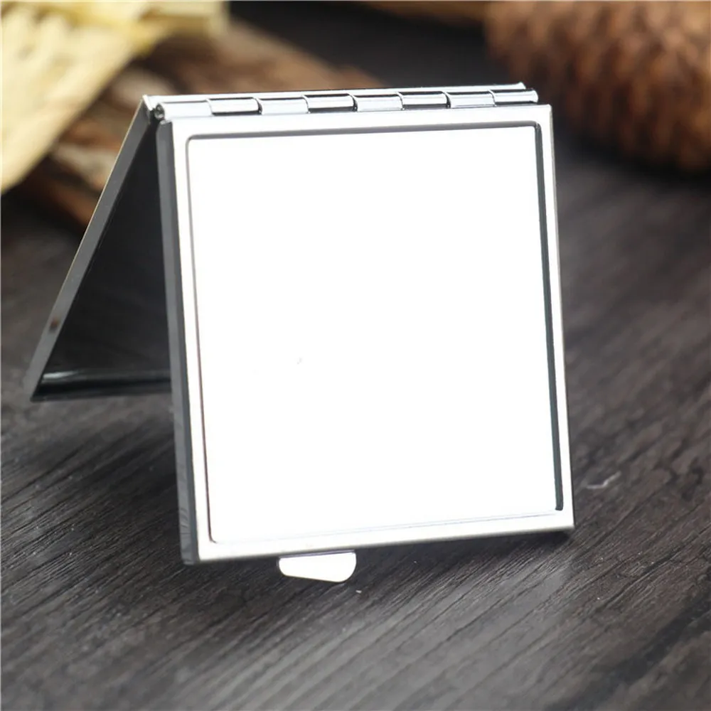 Komplet 10 mini lusterek kieszonkowych składanych Brąz