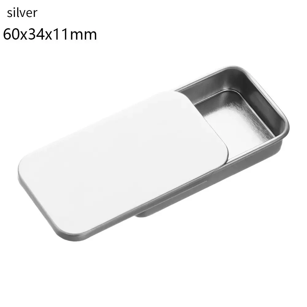 Mini metalowe pudełko z zamknięciem Błękitny